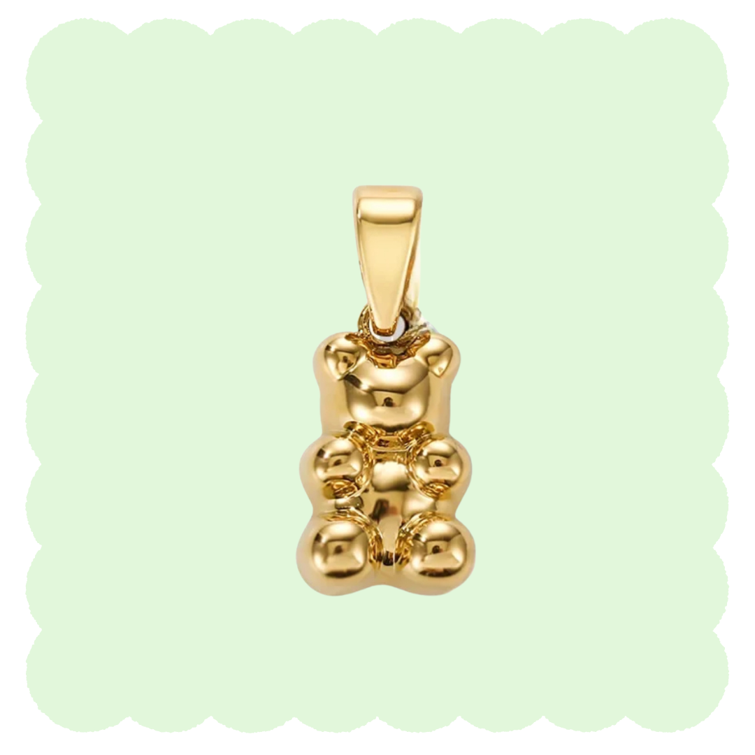 Gold Bear charm