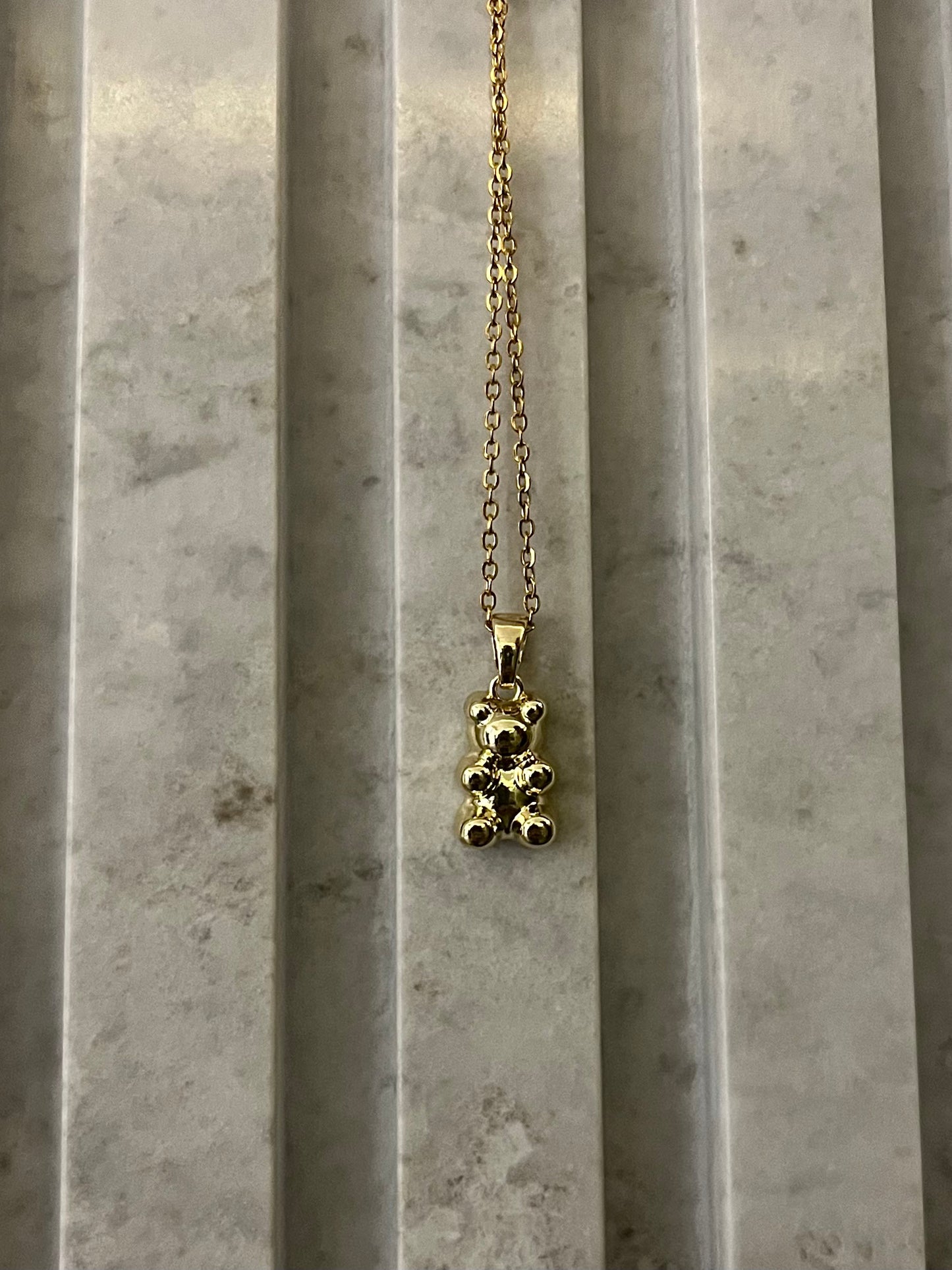 Gold Bear charm