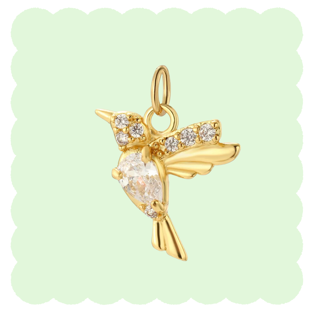 Humming Bird charm