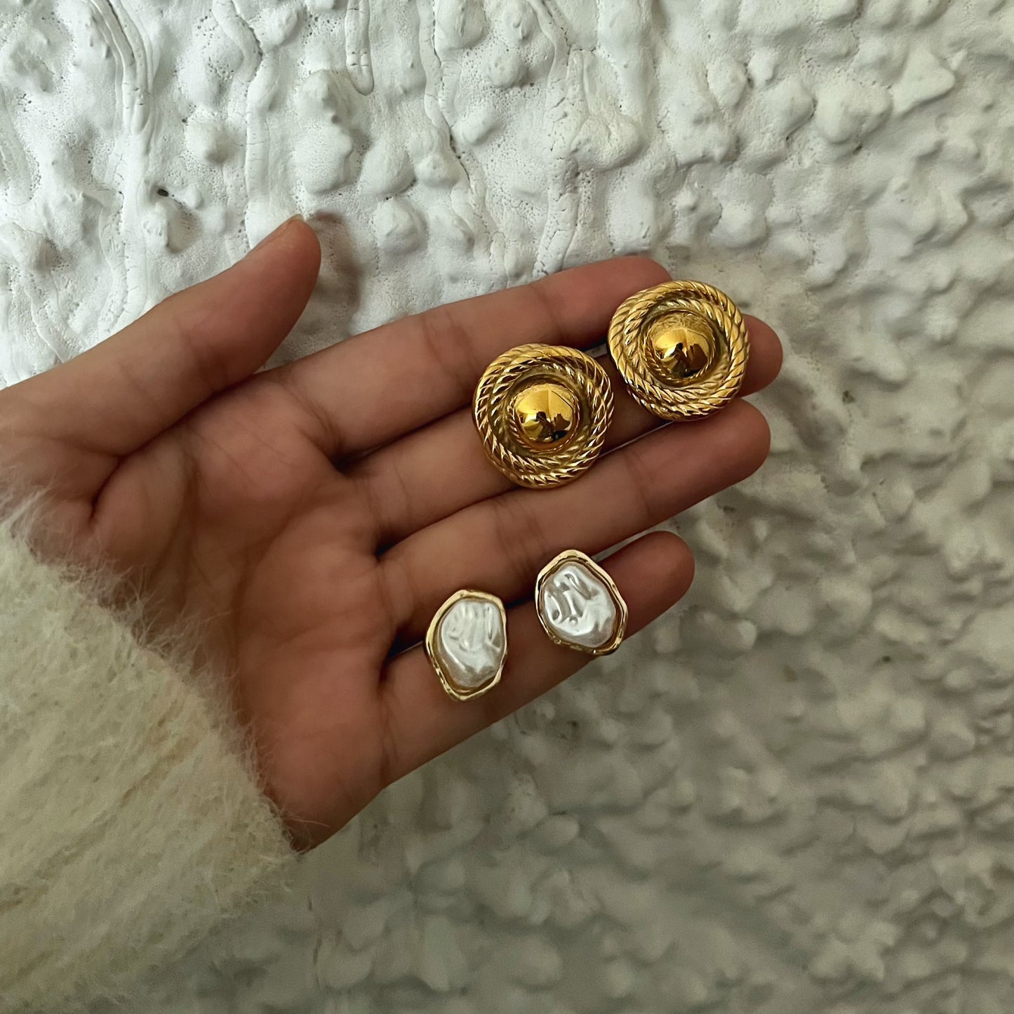 Golden Sun earrings