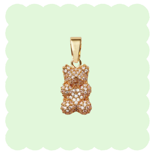 GlitZ Gold Bear Charm